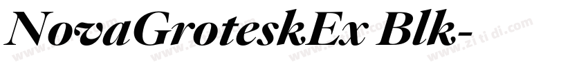 NovaGroteskEx Blk字体转换 NovaGroteskEx Blk字体转换
